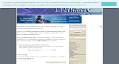 Desktop Screenshot of la-lettre.com